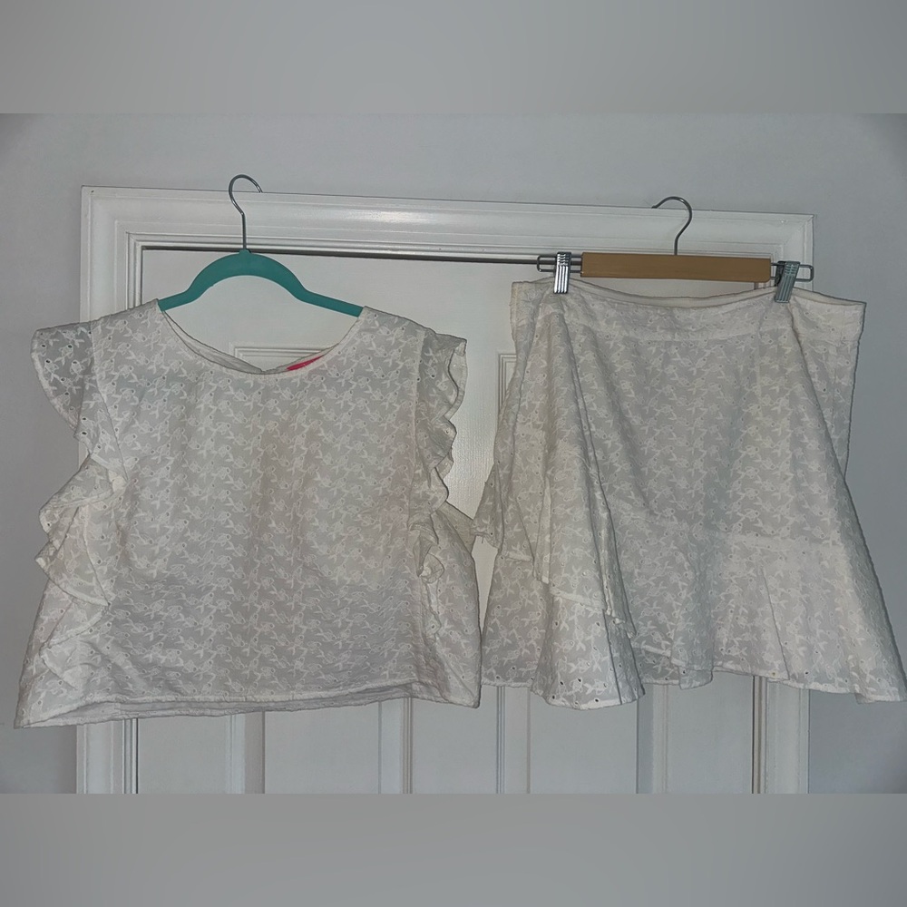 Lilly Pulitzer White Eyelet Set